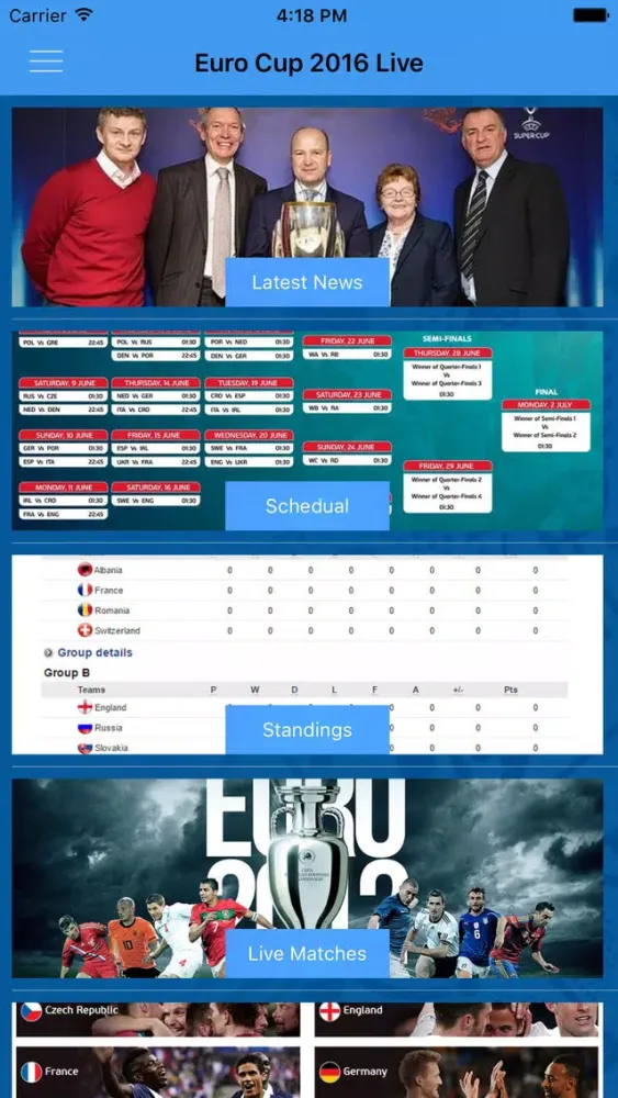Euro Cup 2016 Edition سکرین شاٹس