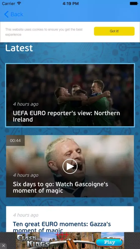 Euro Cup 2016 Edition سکرین شاٹس