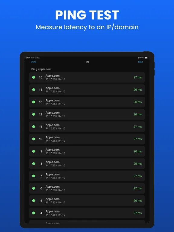 Wifi Analyzer - DNS Speed Test iPad  Screenshots