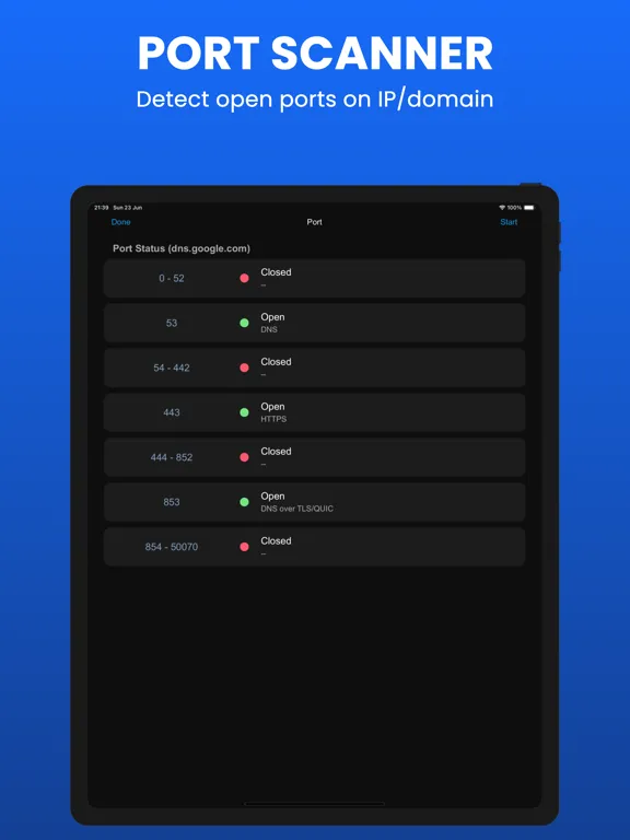 Wifi Analyzer - DNS Speed Test iPad  Screenshots