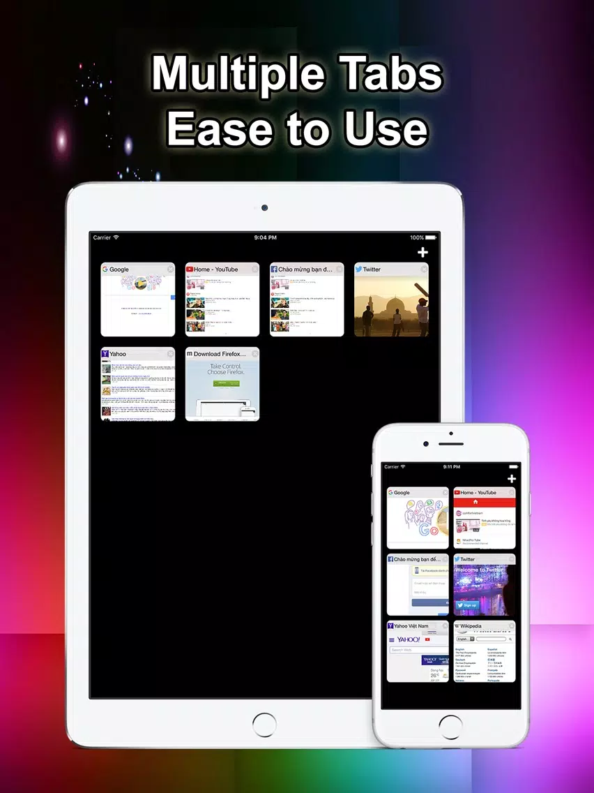 Internet Private Browser Free - Web Browser Search iPad  スクリーンショット