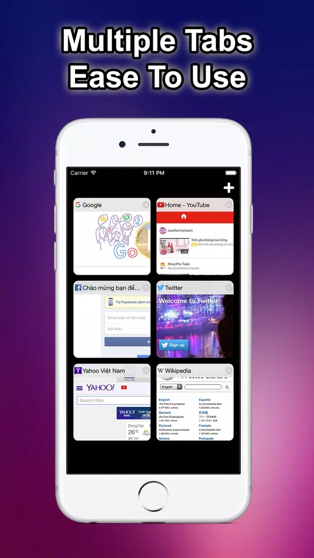 Internet Private Browser Free - Web Browser Search スクリーンショット