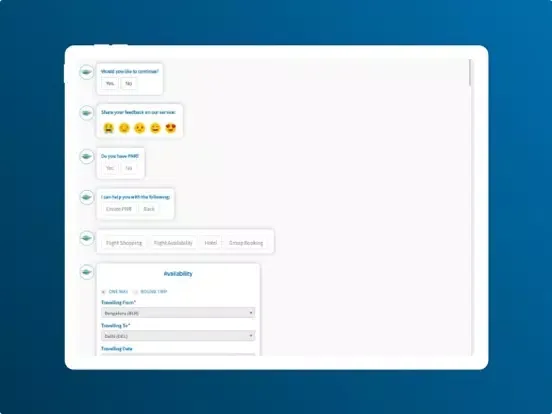 Ảnh chụp màn hình của ISA (ITQ Smart Assistant) iPad 