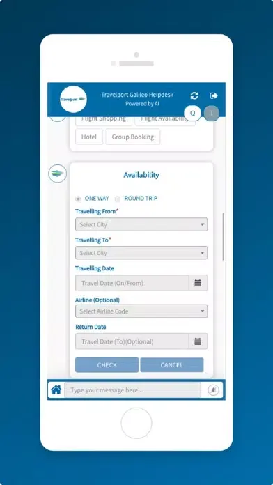 Ảnh chụp màn hình của ISA (ITQ Smart Assistant)