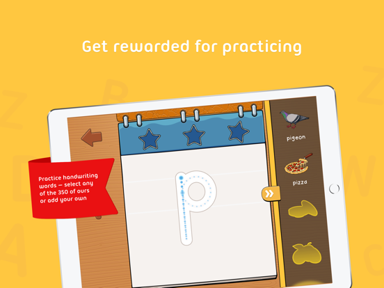 iTrace — handwriting for kids iPad 应用截图