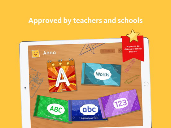 iTrace — handwriting for kids iPad 应用截图
