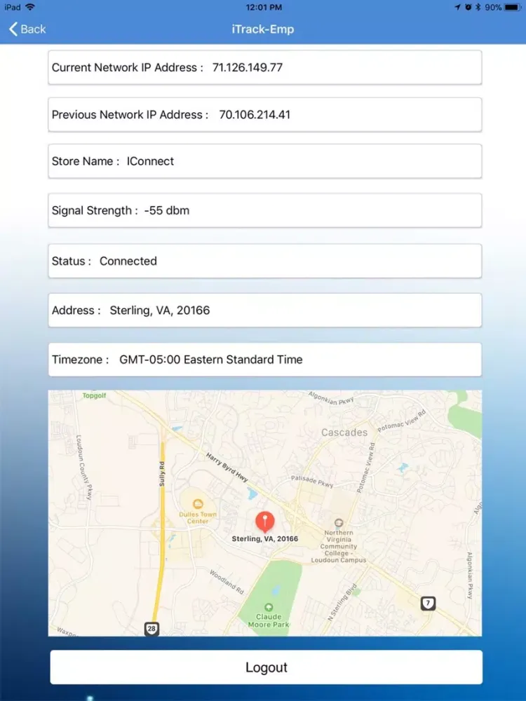 iTrack-Calendar iPad  スクリーンショット