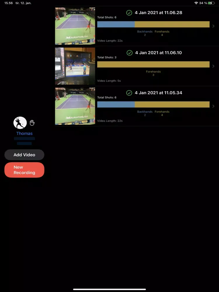 Zrzuty ekranu I Tracket iPad 