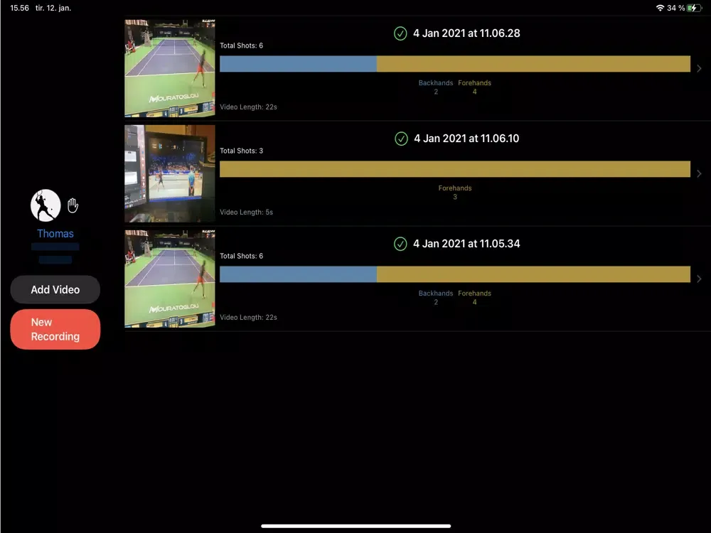 Zrzuty ekranu I Tracket iPad 