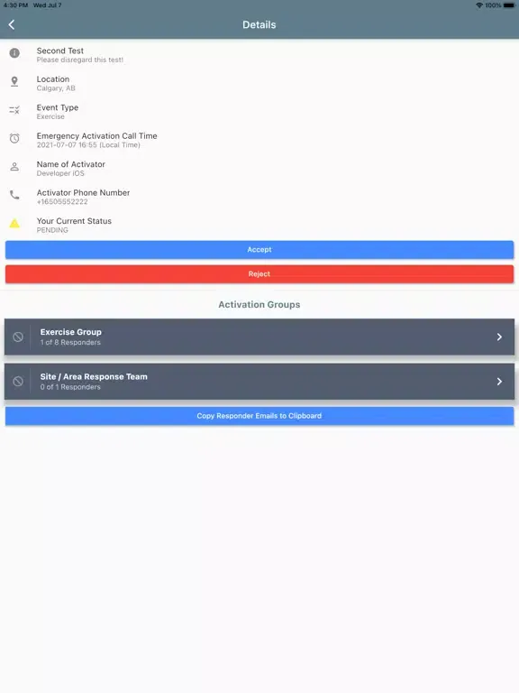 Pembina ERL iPad  Screenshots