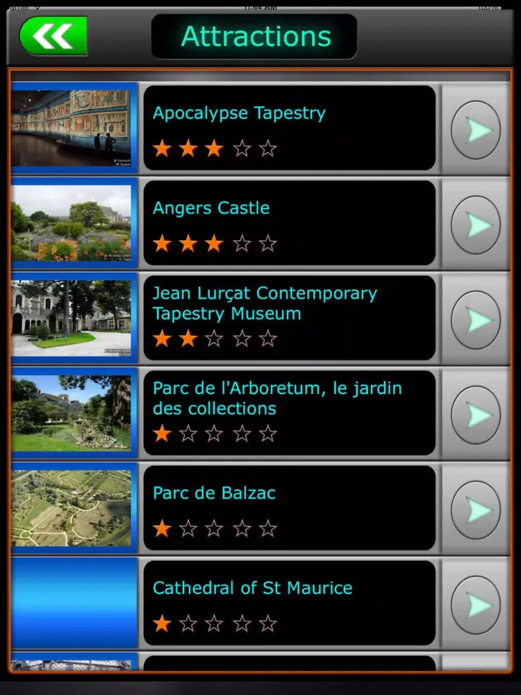Angers Offline Travel Guide iPad  Ekran Görüntüleri