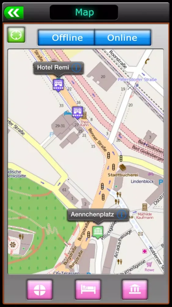 Bonn Offline Map Travel Guide应用截图