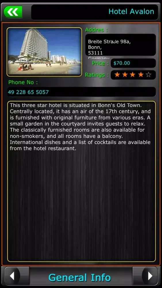 Bonn Offline Map Travel Guide应用截图