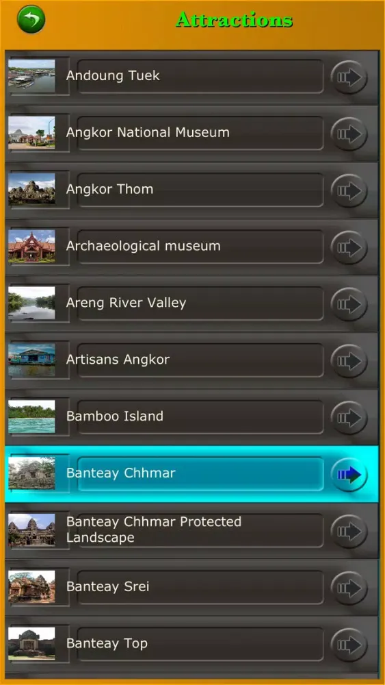ภาพหน้าจอของ Cambodia Tourism Guide