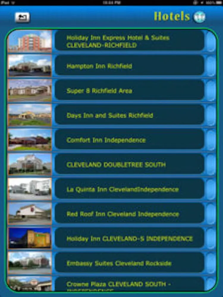 Cuyahoga National Park iPad 應用截圖