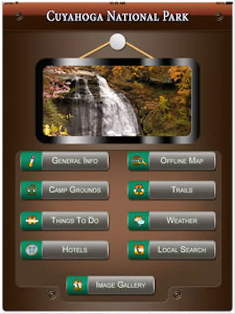 Cuyahoga National Park iPad 應用截圖