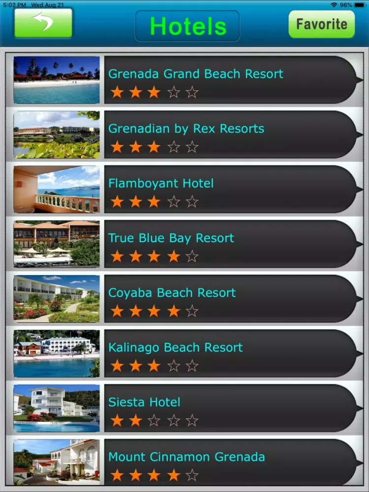 Grenada Offline Map Guide iPad  스크린샷