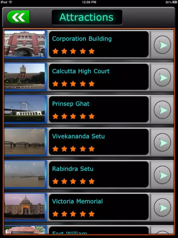Capturas de pantalla de Kolkata Offline Map Explorer iPad 