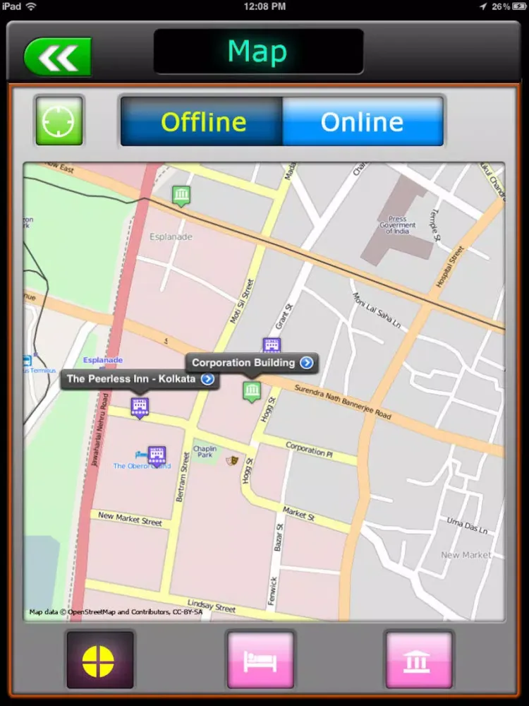 Capturas de pantalla de Kolkata Offline Map Explorer iPad 