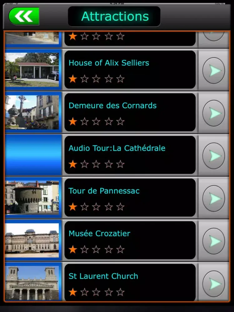 Capturas de tela do Le Puy-en-Velay Offline Guide iPad 
