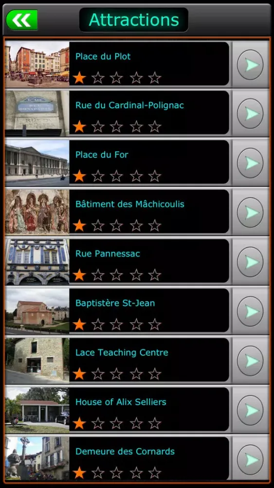 Capturas de tela do Le Puy-en-Velay Offline Guide