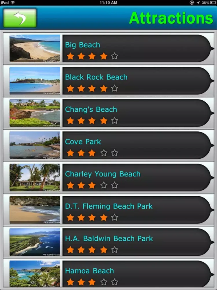 Maui - Hawaii Offline Travel iPad  स्क्रीनशॉट