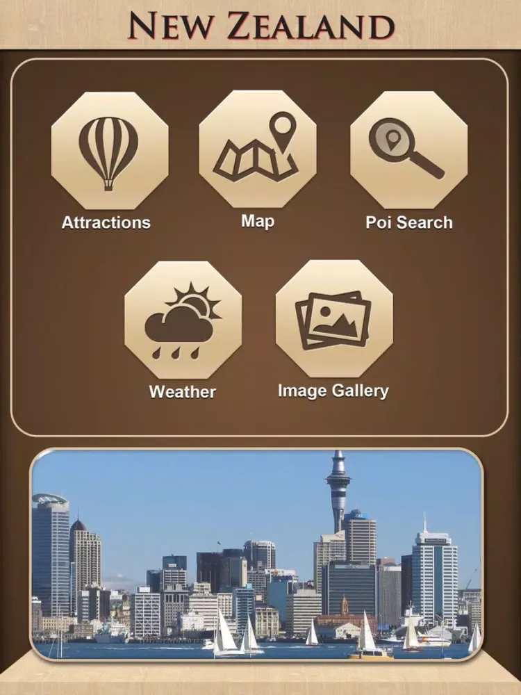 Zrzuty ekranu Discover New Zealand iPad 
