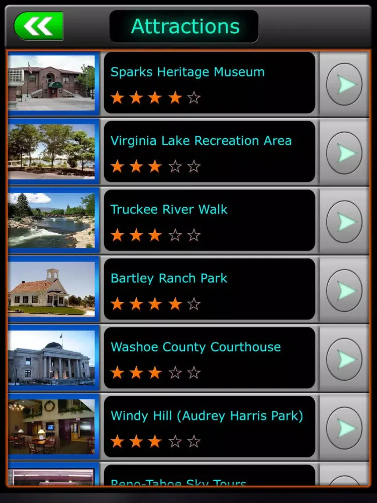 Reno City Travel Explorer iPad  سکرین شاٹس