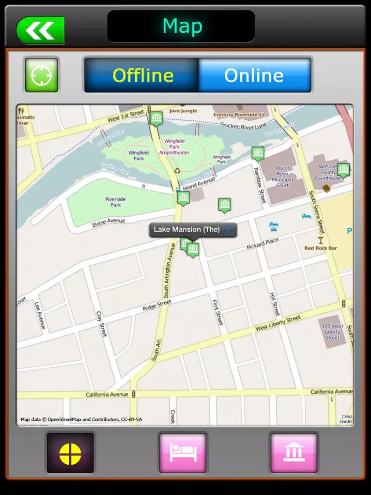 Reno City Travel Explorer iPad  سکرین شاٹس