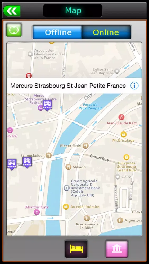 Ảnh chụp màn hình của Strasbourg Offline Explorer
