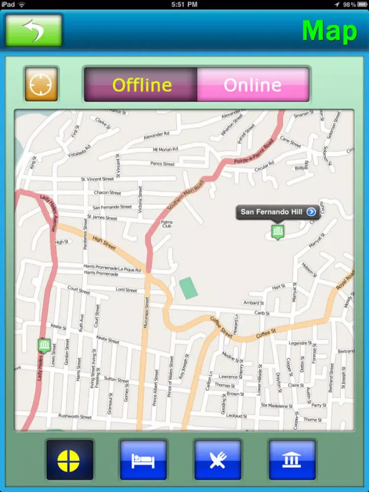 تصاویر Trinidad & Tobago Offline Map iPad 