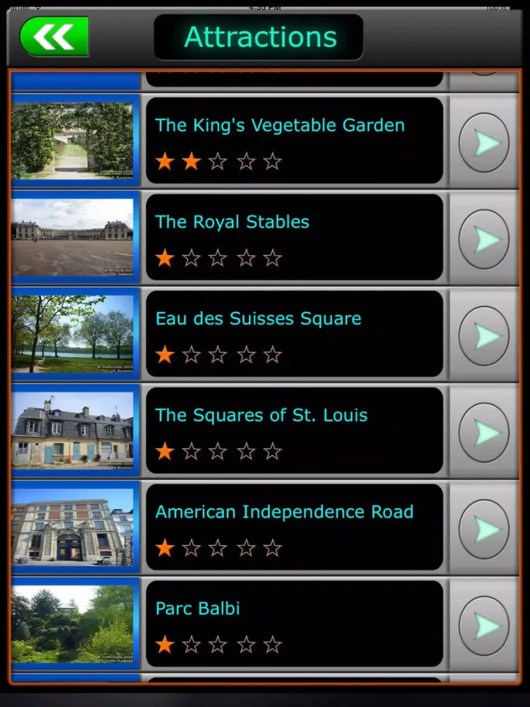 Versailles Offline Map Guide iPad  سکرین شاٹس