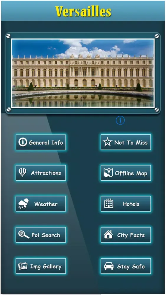 Versailles Offline Map Guide سکرین شاٹس