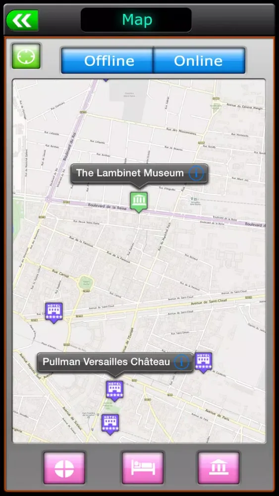 Versailles Offline Map Guide سکرین شاٹس
