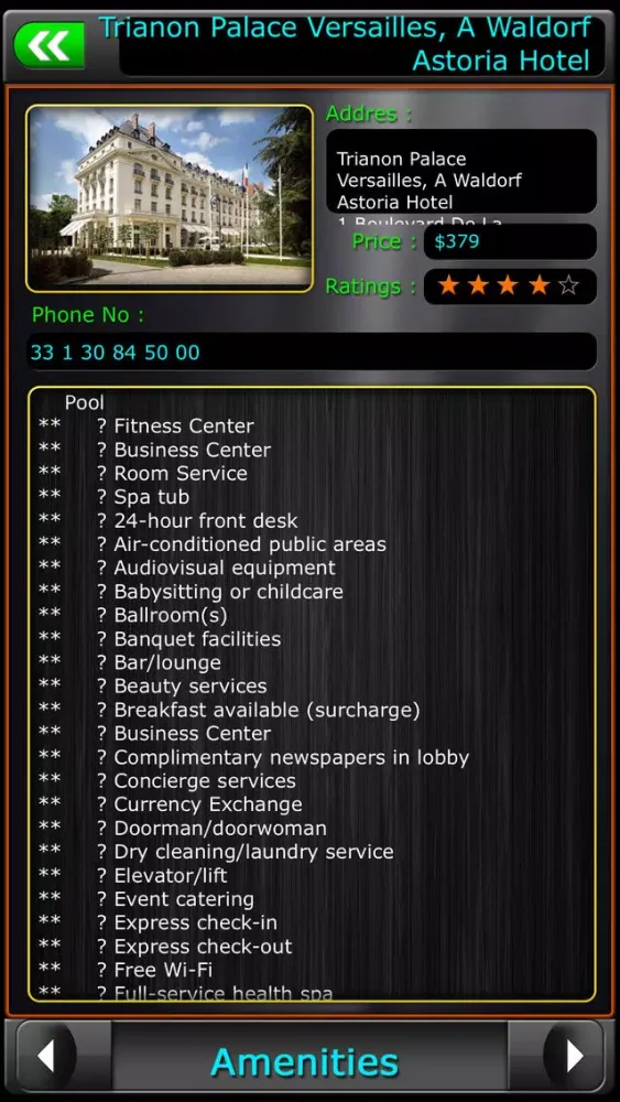 Versailles Offline Map Guide سکرین شاٹس