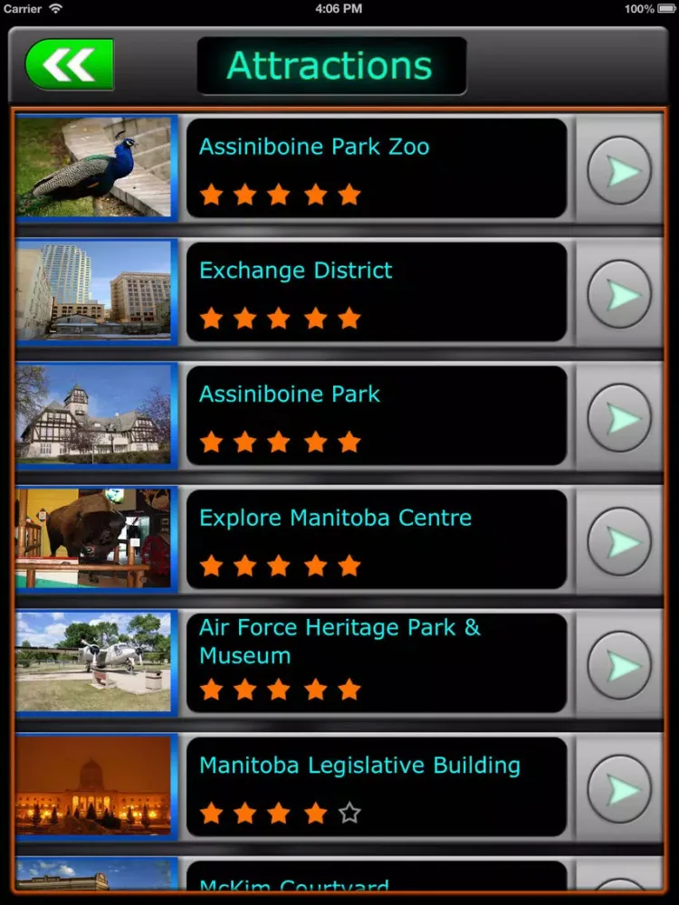 Winnipeg Offline Travel Map iPad  স্ক্রিনশট
