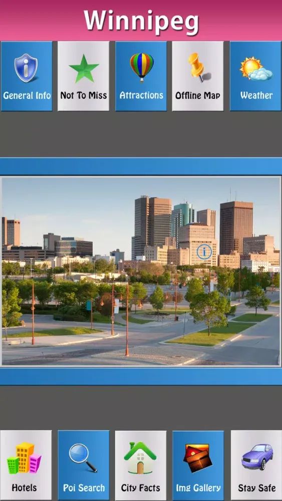 Winnipeg Offline Travel Map স্ক্রিনশট