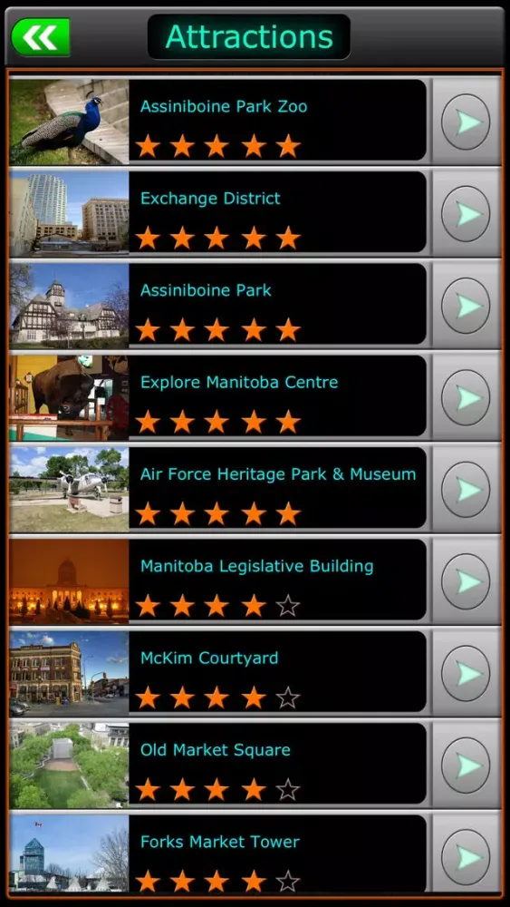 Winnipeg Offline Travel Map স্ক্রিনশট