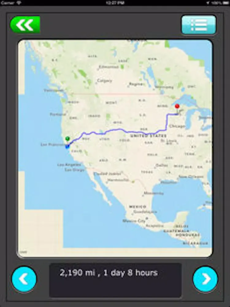 Tangkapan skrin Wisconsin Campgrounds iPad 