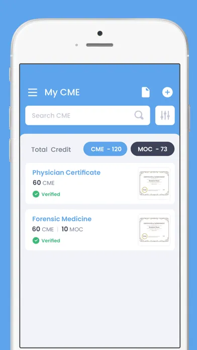 Ảnh chụp màn hình của CME - Store, Retrieve & Report