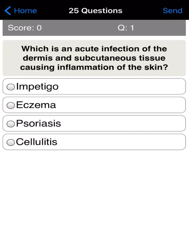 Learning Human Diseases Quiz iPad  স্ক্রিনশট
