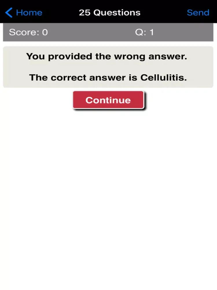 Learning Human Diseases Quiz iPad  স্ক্রিনশট
