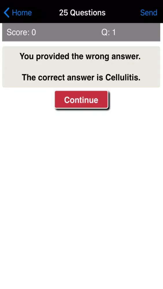 Learning Human Diseases Quiz স্ক্রিনশট