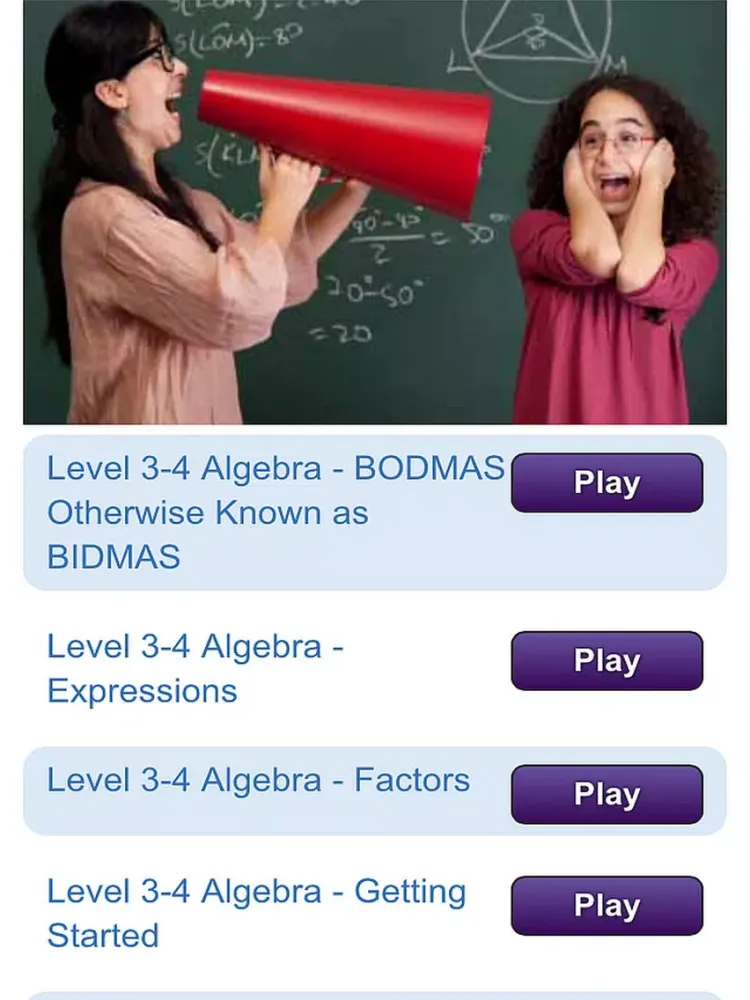 Capturas de tela do KS3 Maths Revision From Education Quizzes+ iPad 