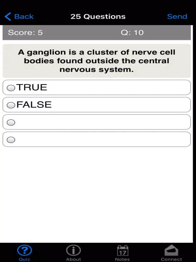 Learning Anatomy Quiz iPad  Screenshots