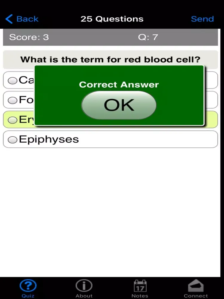 Learning Anatomy Quiz iPad  Screenshots