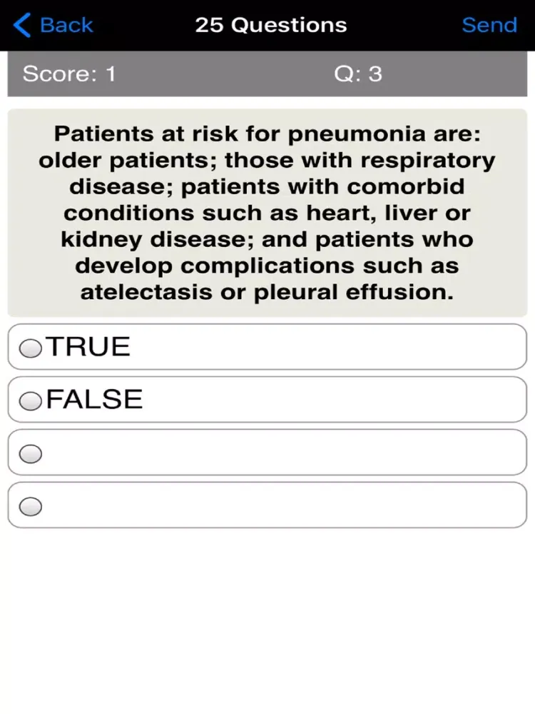 Learning Pulmonology Quiz iPad  سکرین شاٹس