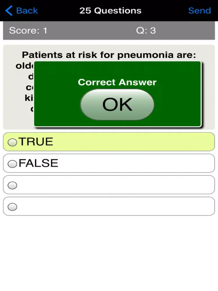 Learning Pulmonology Quiz iPad  سکرین شاٹس