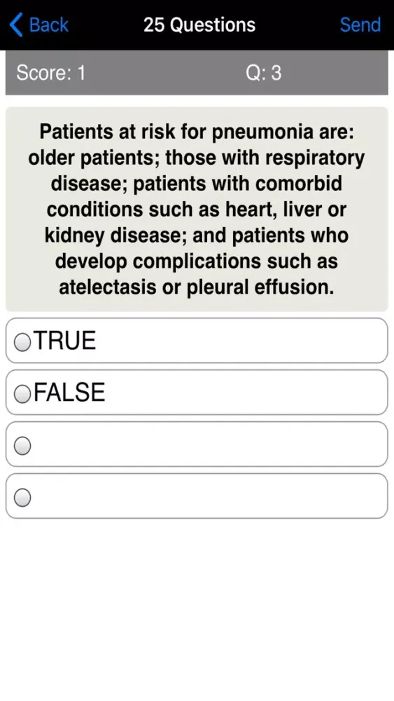 Learning Pulmonology Quiz سکرین شاٹس