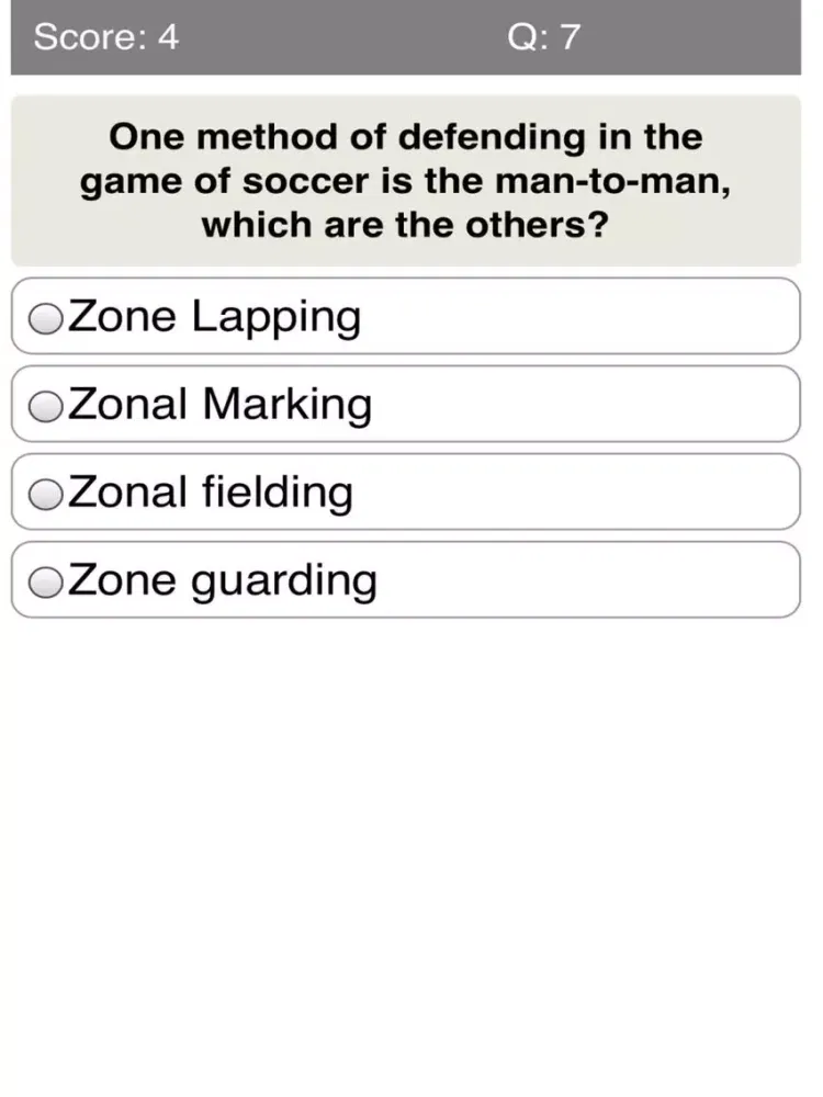 تصاویر Football Soccer Trivia Quiz iPad 